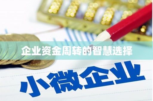 阿克陶企业资金周转的智慧选择