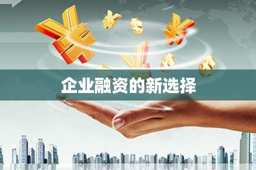 阿克陶企业融资的新选择