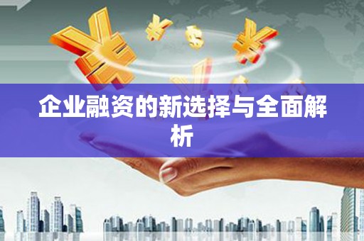 阿克陶企业融资的新选择与全面解析