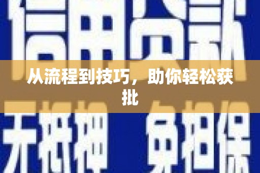 阿克陶从流程到技巧，助你轻松获批