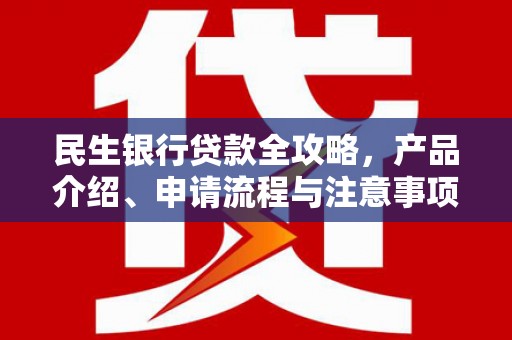 阿克陶民生银行贷款全攻略，产品介绍、申请流程与注意事项